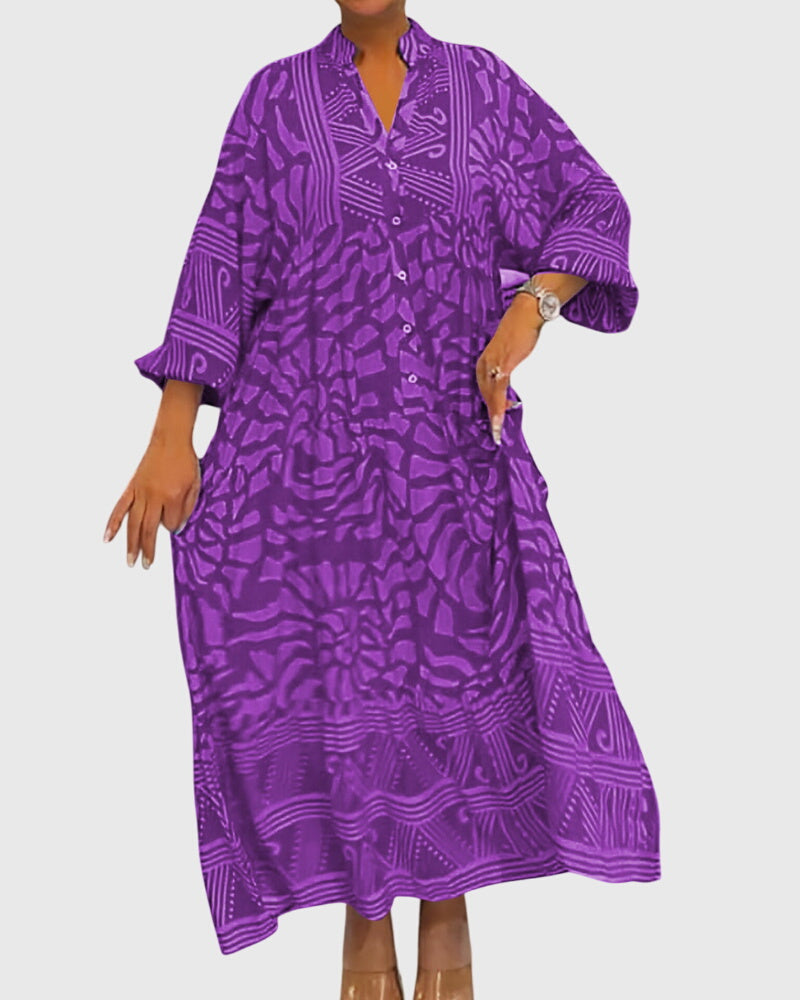 Mckinley™ | Maxi Kleid Mit Eleganter Druck