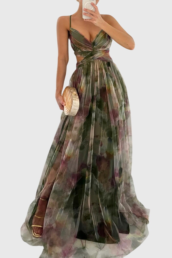 Giselle™ | Blumen Maxi Kleid