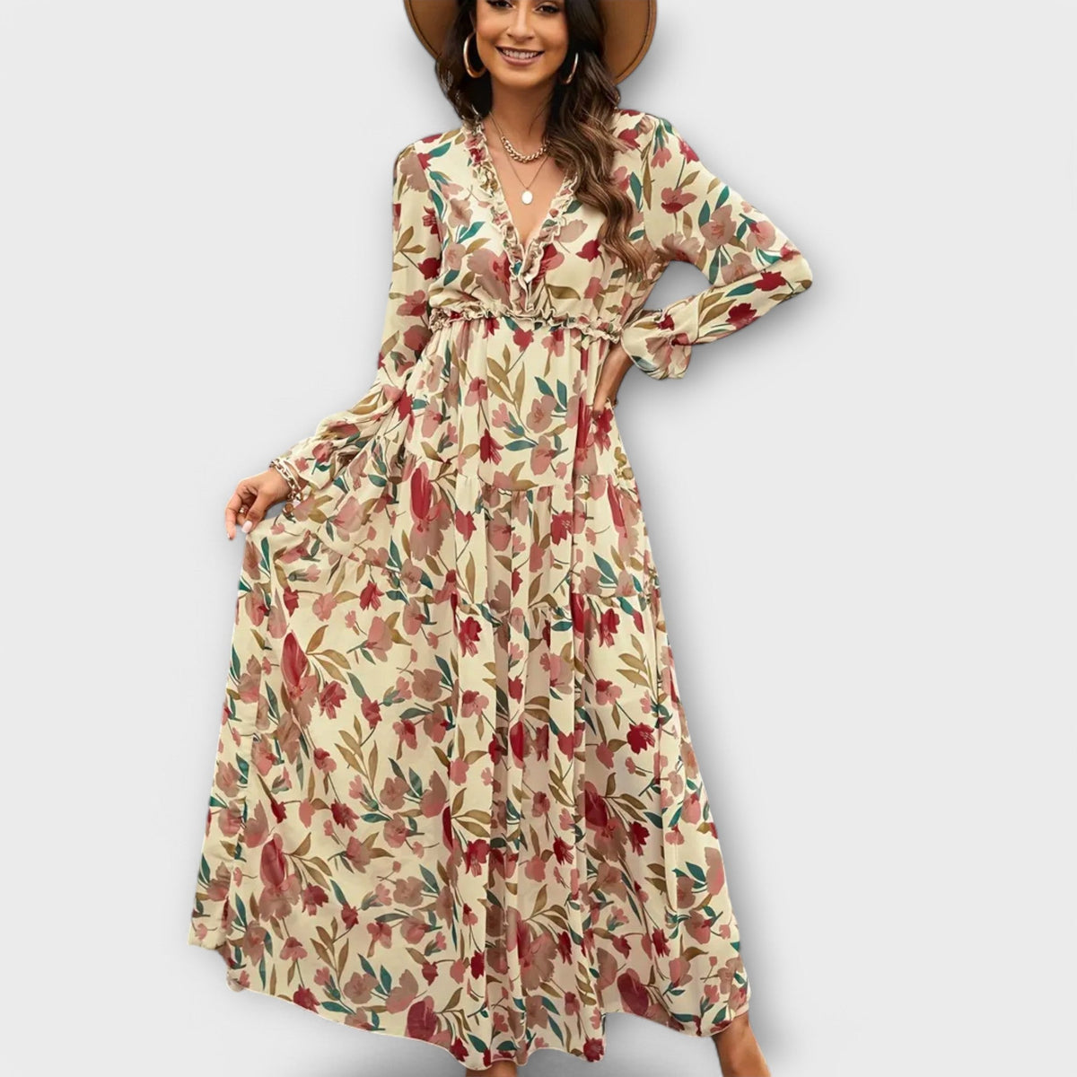 Ynah | Elegantes Maxi-Kleid