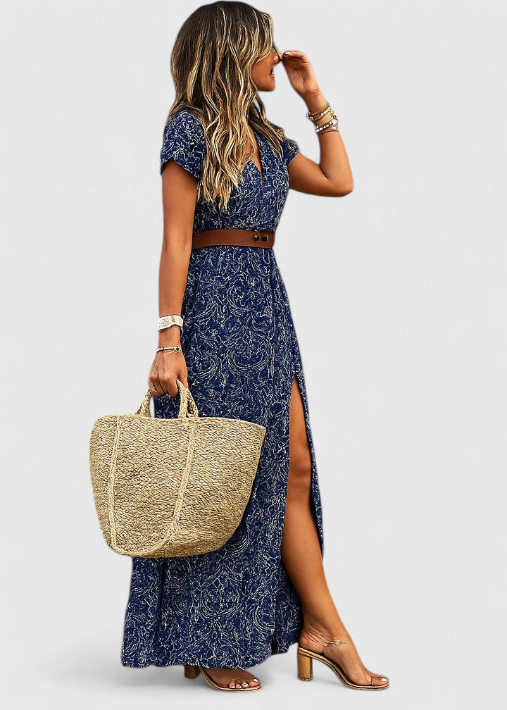 Lorraine | Stilvolle Boho Maxi Kleid