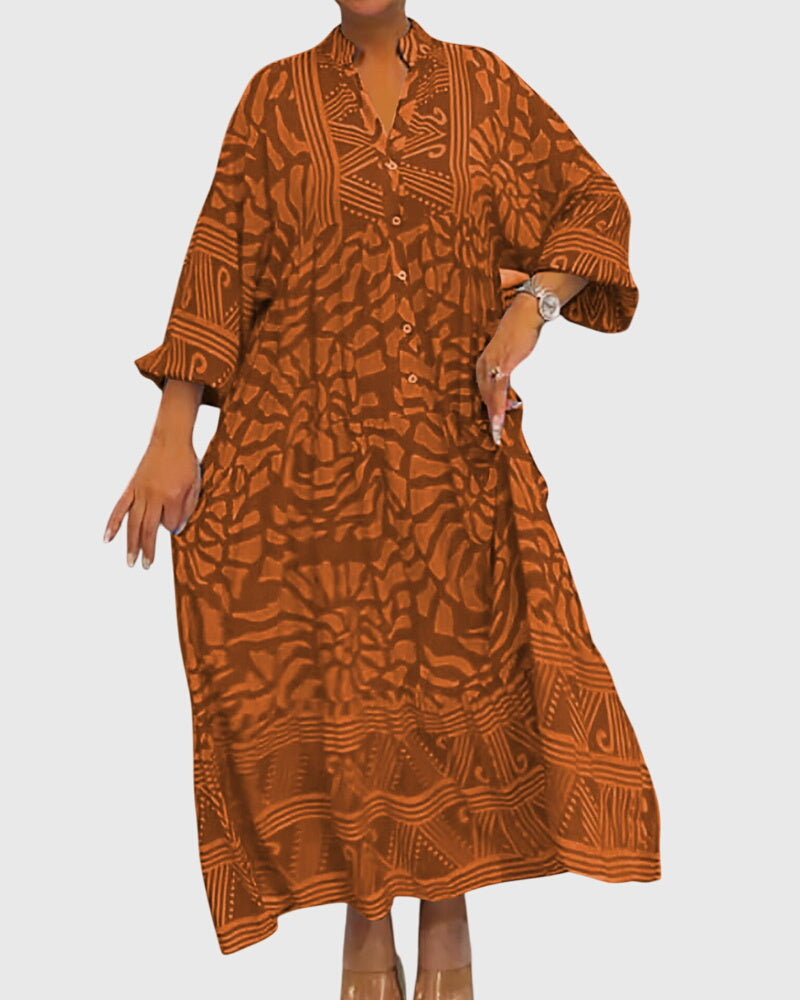 Mckinley™ | Maxi Kleid Mit Eleganter Druck
