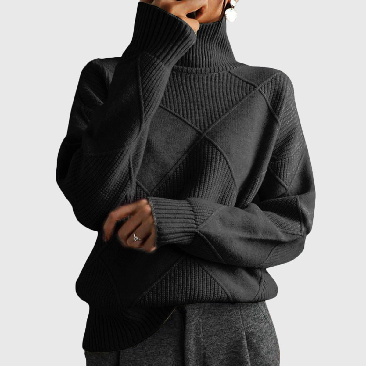Angela™ - Rollkragenpullover