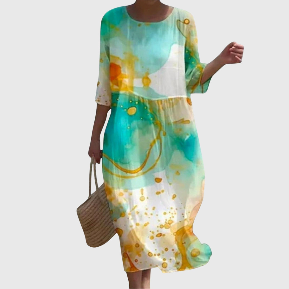 Hayley™ | Stilvolle Blumen Maxi Kleid