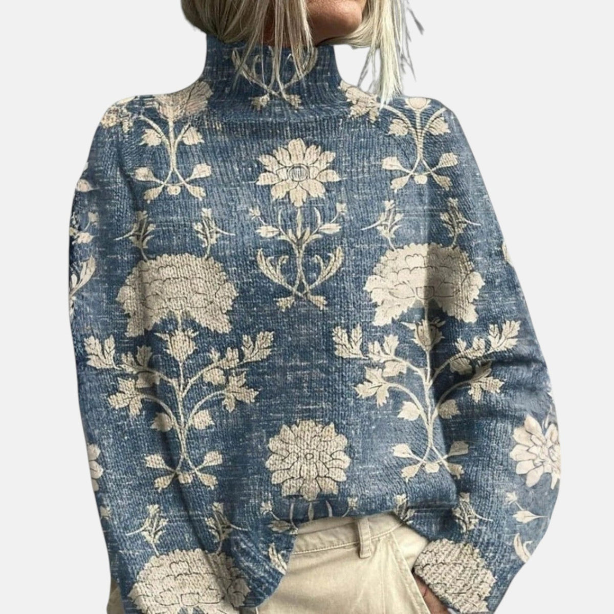 Aimelie | Eleganter Rollkragenpullover