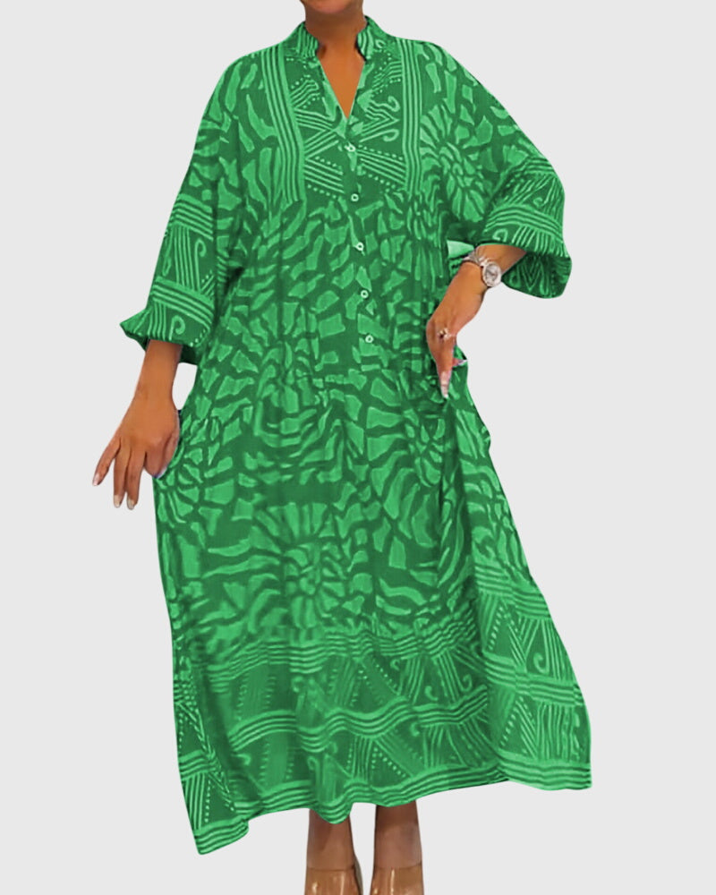 Mckinley™ | Maxi Kleid Mit Eleganter Druck