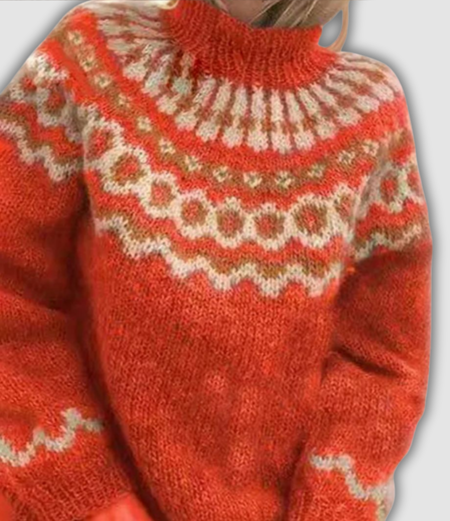 DIE MIA | RETRO STEHKRAGENSWEATER