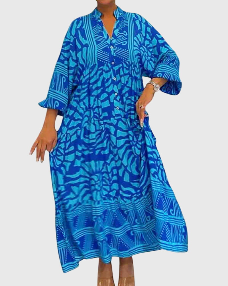 Mckinley™ | Maxi Kleid Mit Eleganter Druck