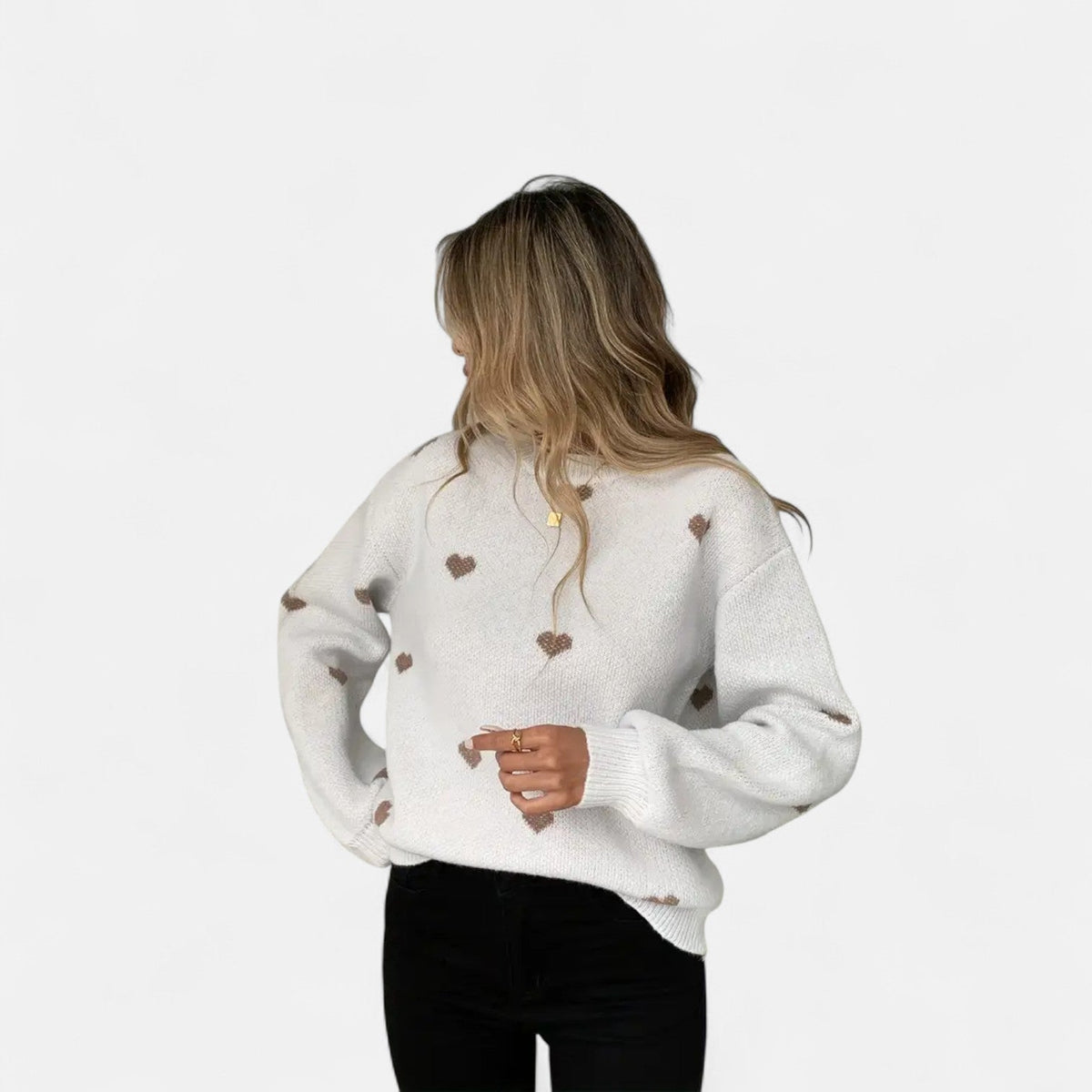 Isla Hearts Wollpullover