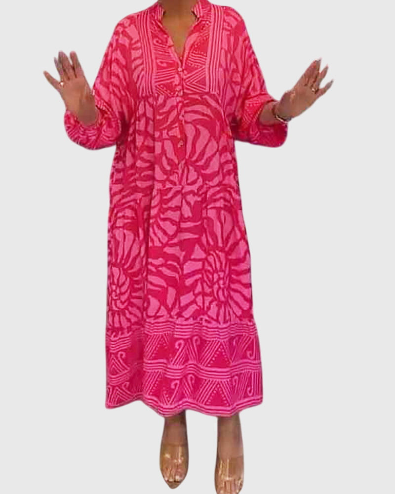 Mckinley™ | Maxi Kleid Mit Eleganter Druck