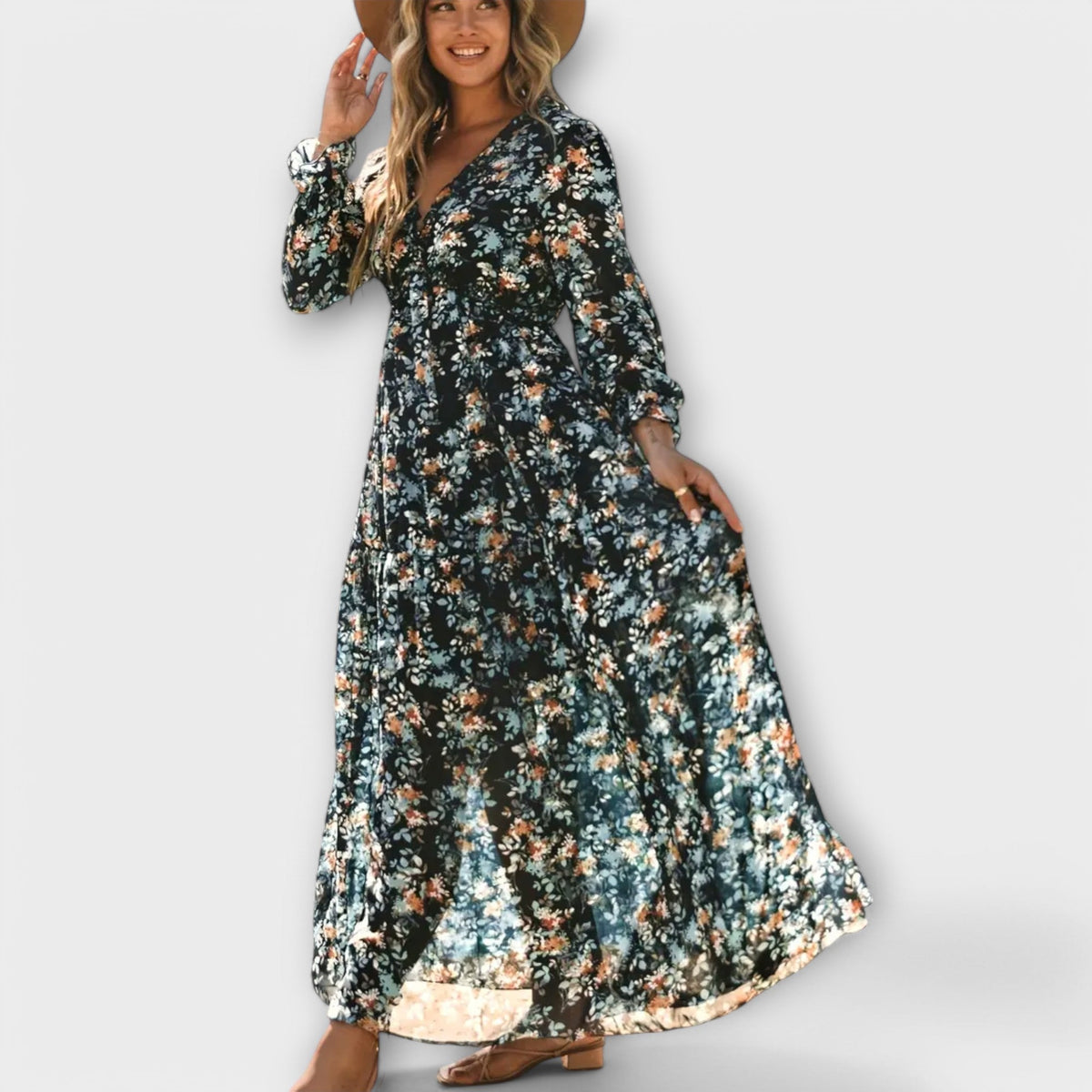 Ynah | Elegantes Maxi-Kleid