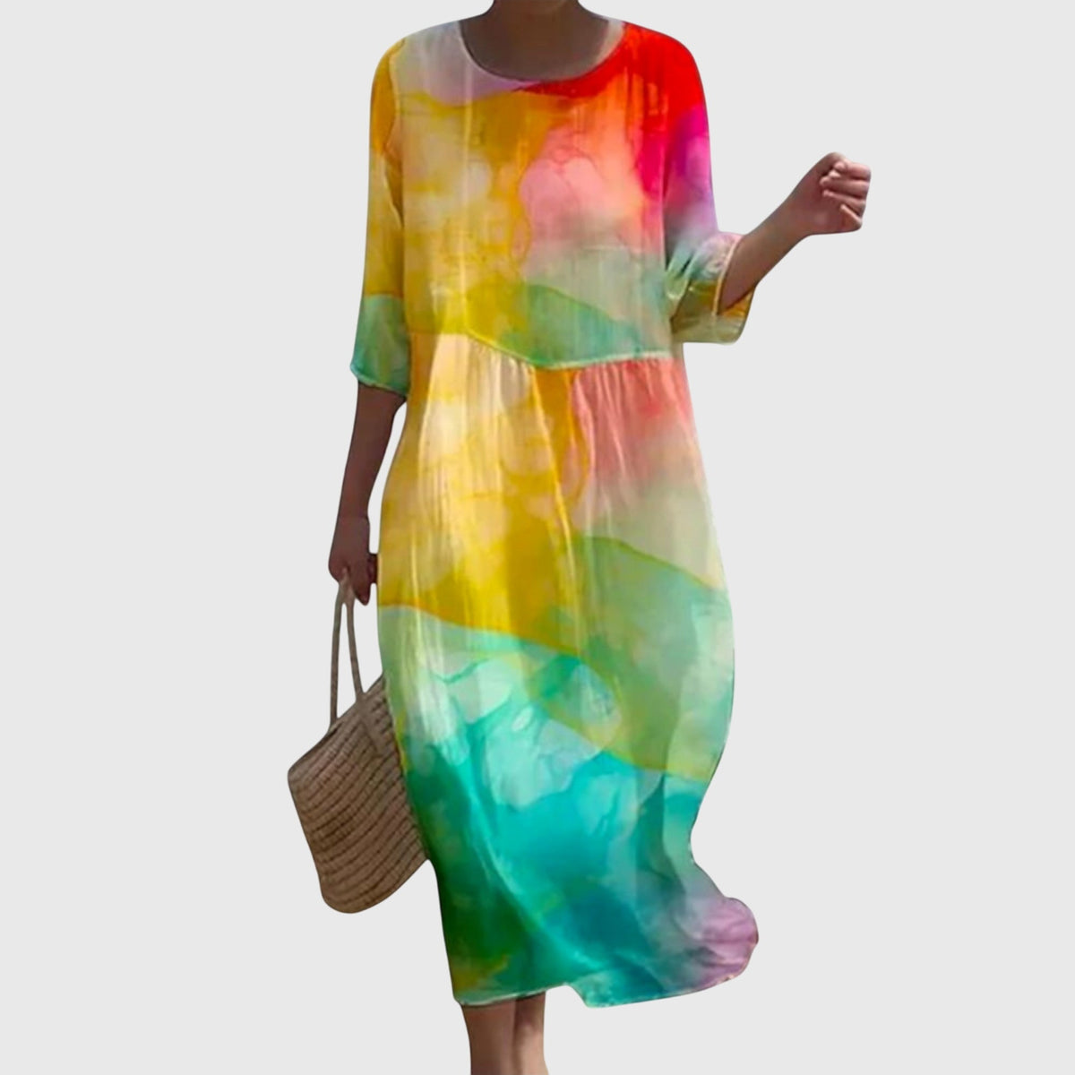 Hayley™ | Stilvolle Blumen Maxi Kleid