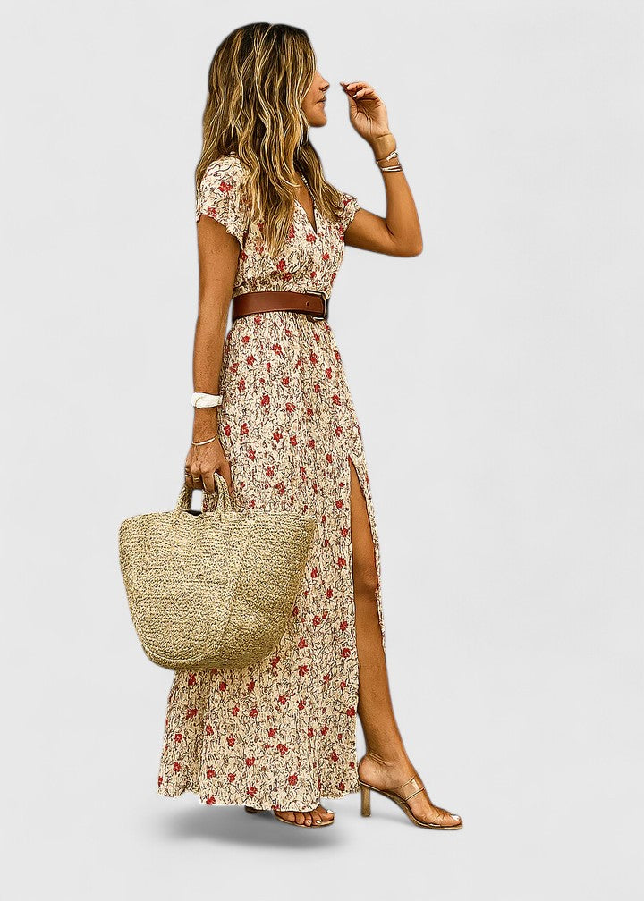 Lorraine | Stilvolle Boho Maxi Kleid