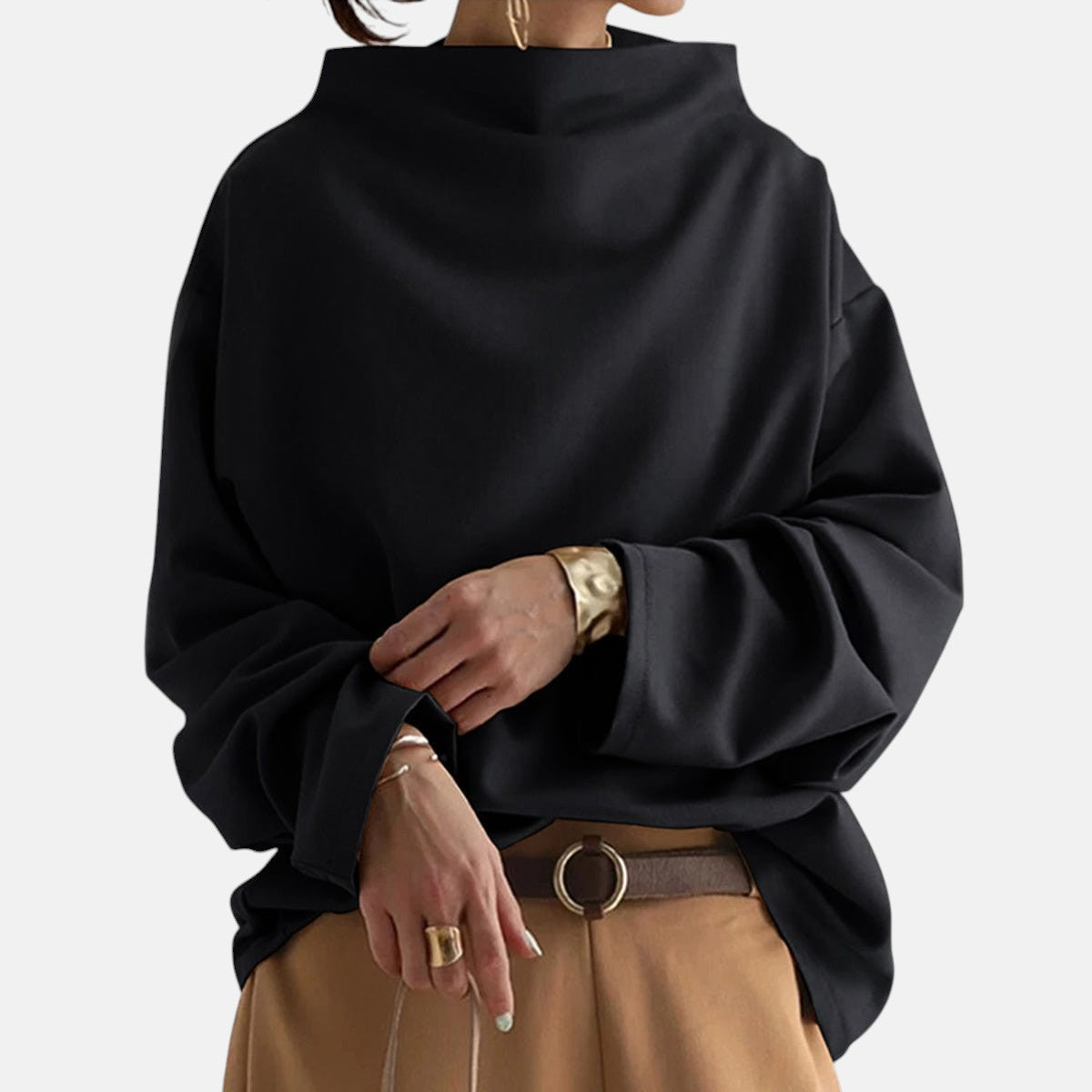 Gabriella™ | Schicker Pullover mit hohem Kragen