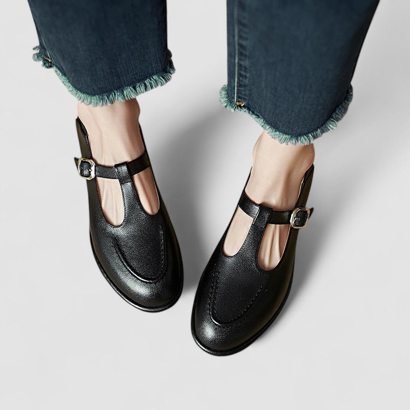 Camila – Orthopädische Mary Jane Schuhe mit niedrigem Absatz