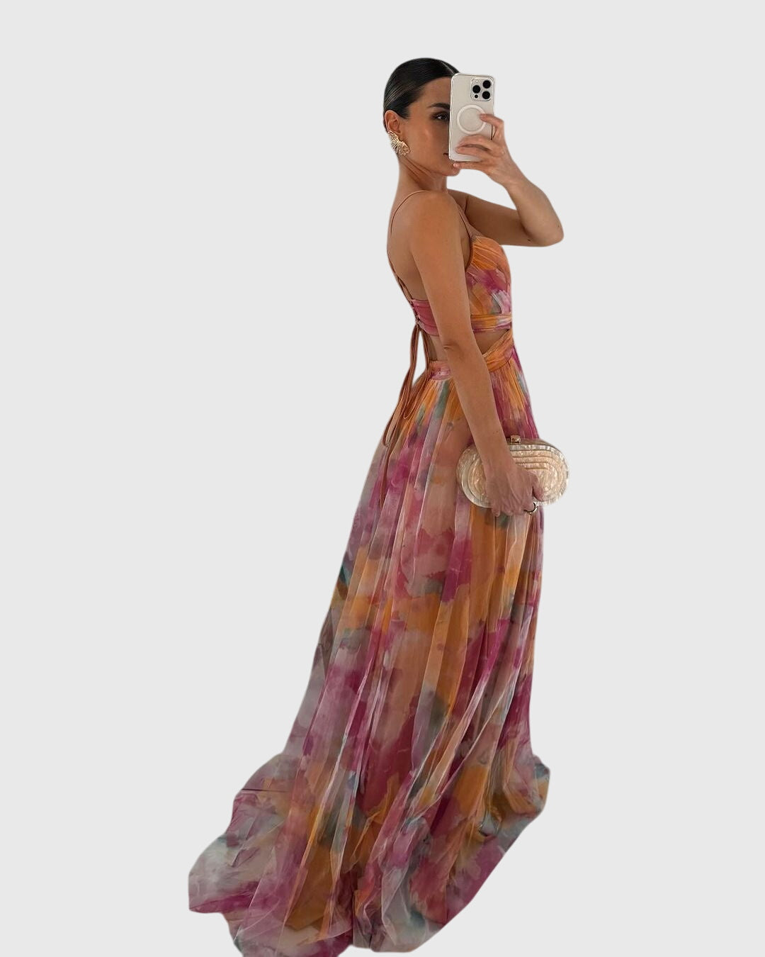 Giselle™ | Blumen Maxi Kleid