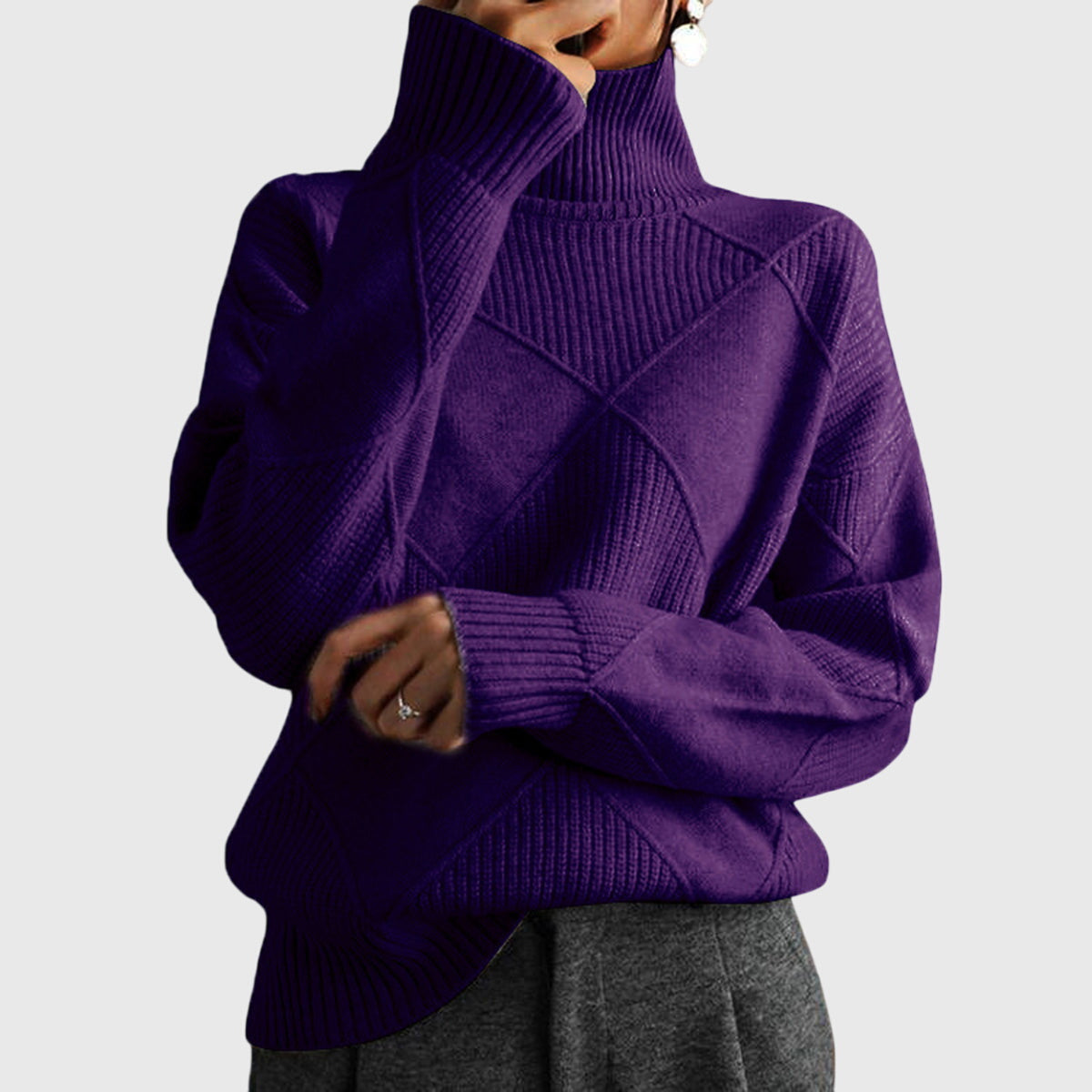 Angela™ - Rollkragenpullover