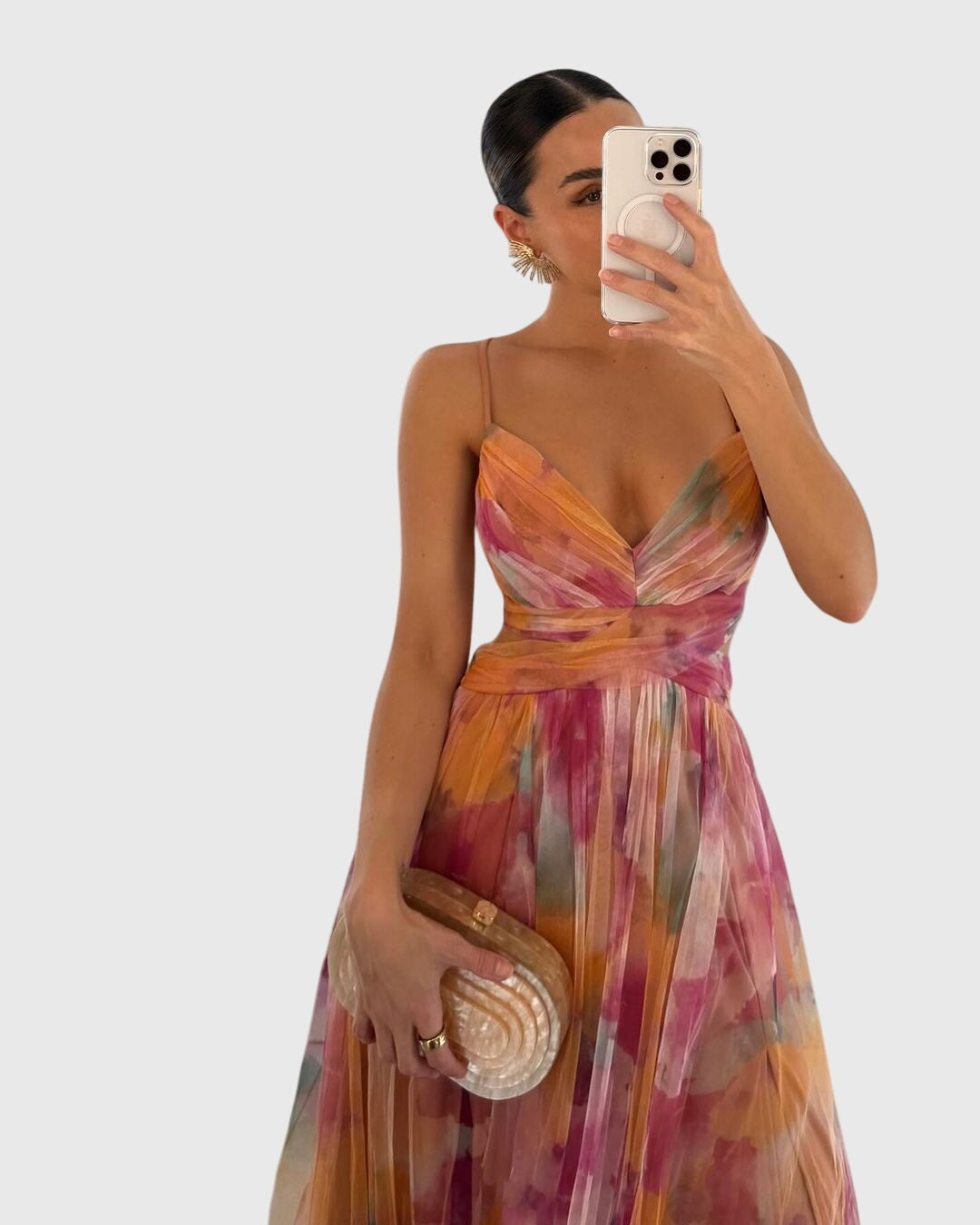 Giselle™ | Blumen Maxi Kleid