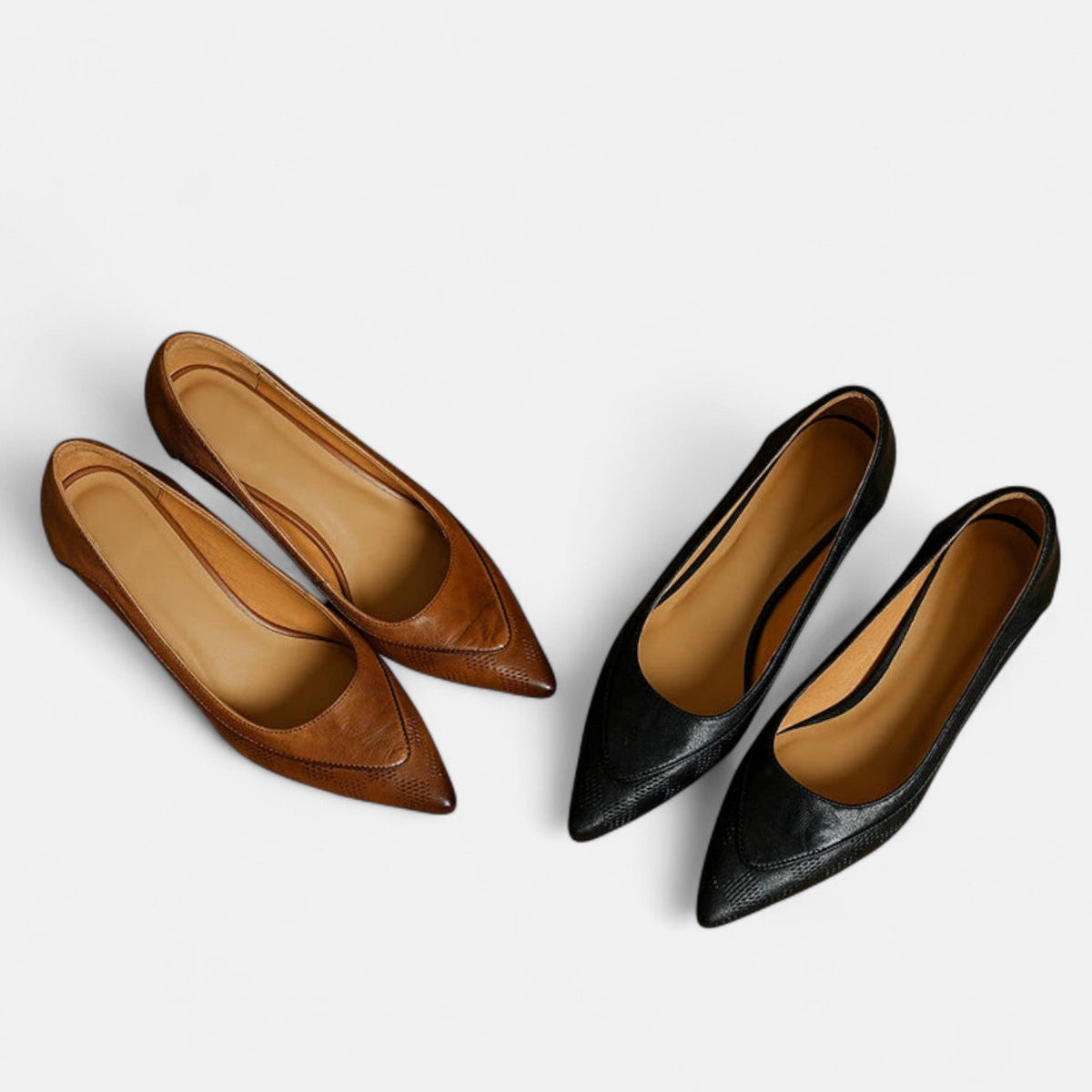 Amara Leder Pumps
