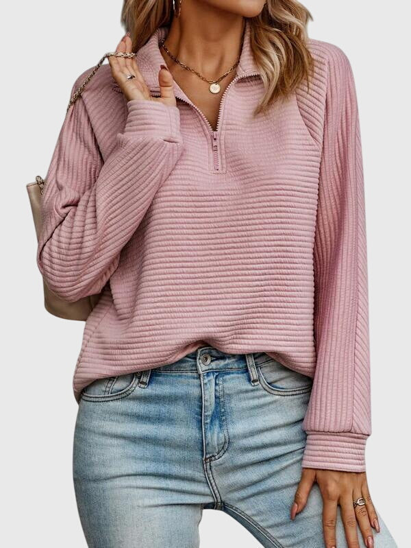 Abigail™ | Eleganter Pullover mit Reißverschluss
