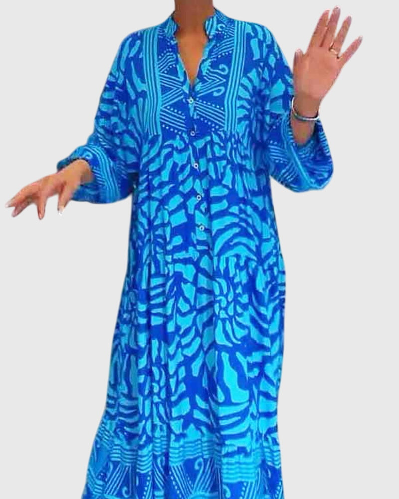 Mckinley™ | Maxi Kleid Mit Eleganter Druck