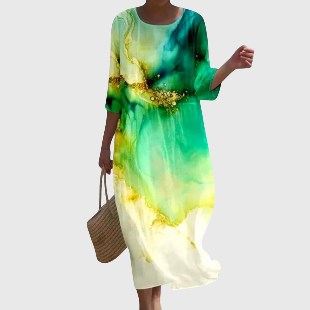 Hayley™ | Stilvolle Blumen Maxi Kleid