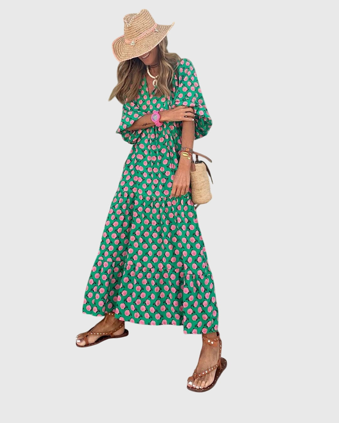 Sarah™ - Boho Maxi Kleid