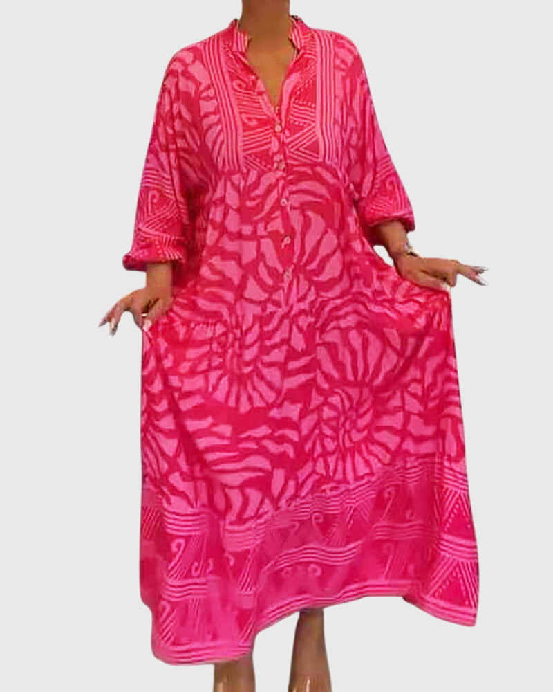 Mckinley™ | Maxi Kleid Mit Eleganter Druck