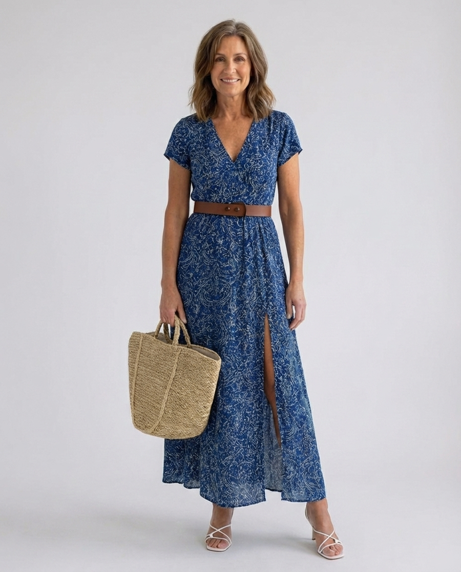 Lorraine | Stilvolle Boho Maxi Kleid