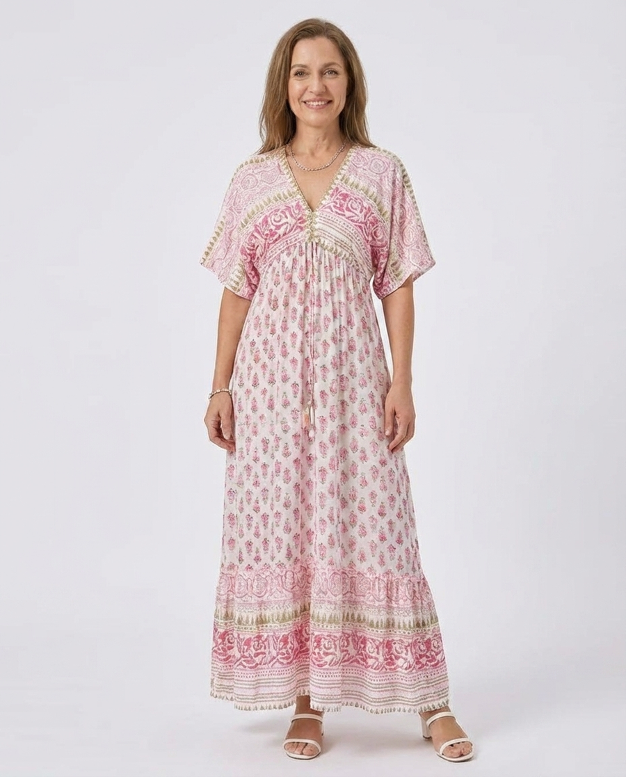 Lyrianna | Bequeme Maxi Kleid