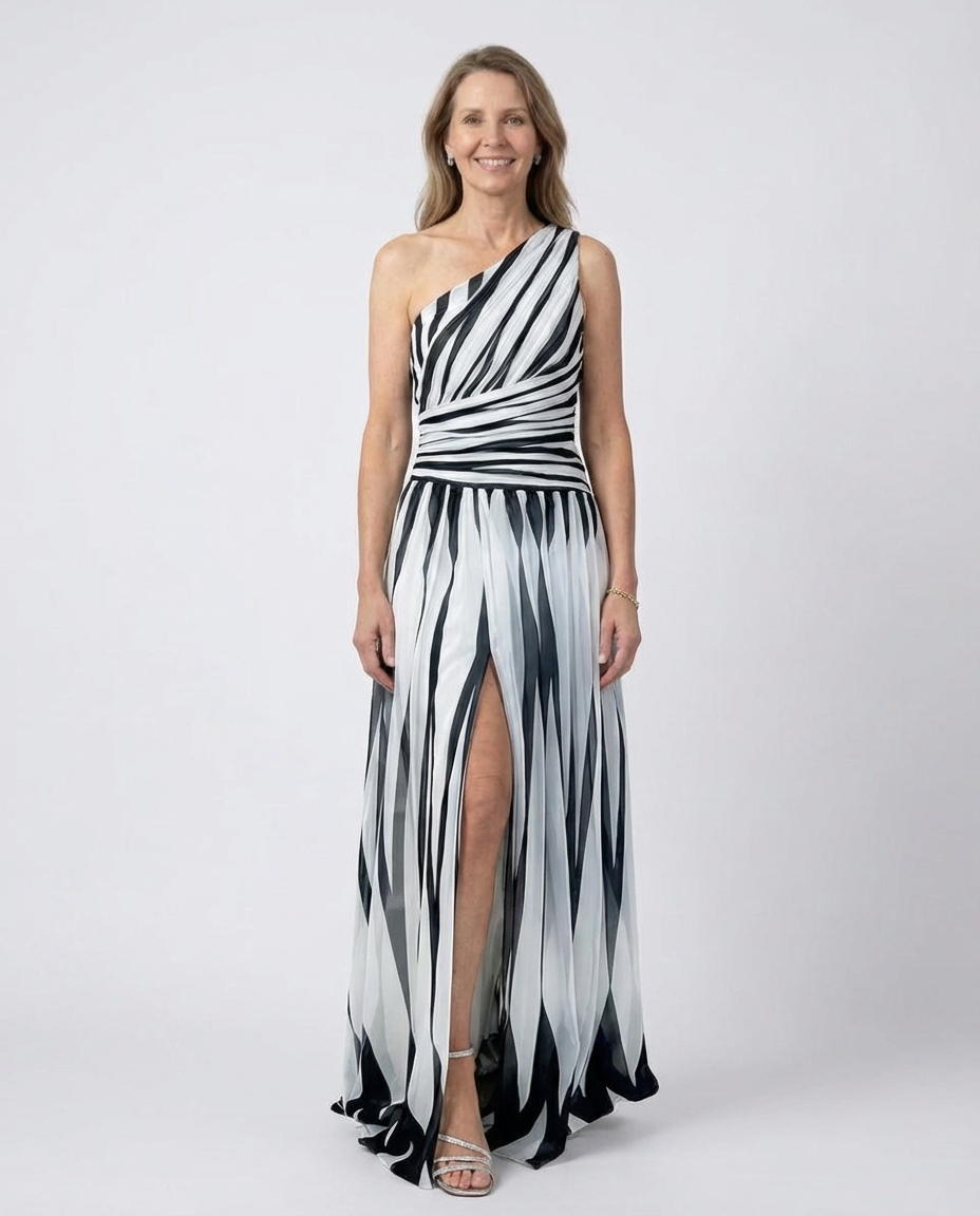 Aubryzah | Verfeinerte Maxi Kleid