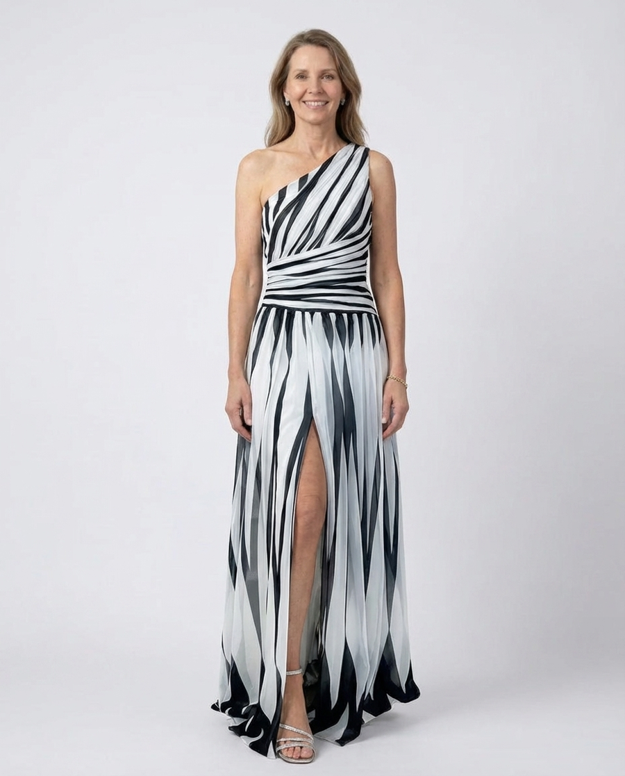 Aubryzah | Verfeinerte Maxi Kleid