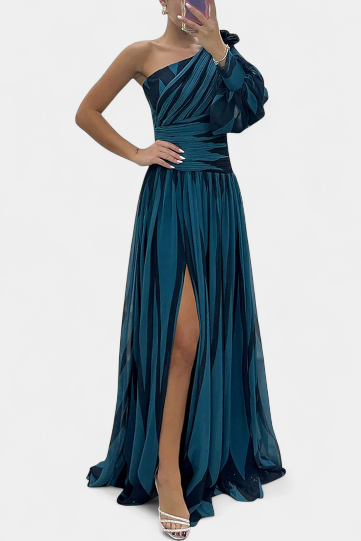 Aubryzah | Verfeinerte Maxi Kleid