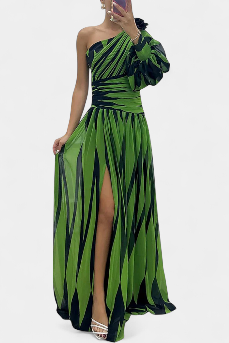Aubryzah | Verfeinerte Maxi Kleid