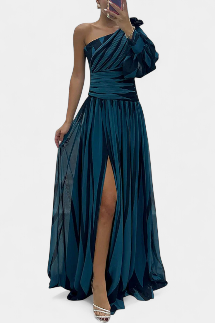 Aubryzah | Verfeinerte Maxi Kleid