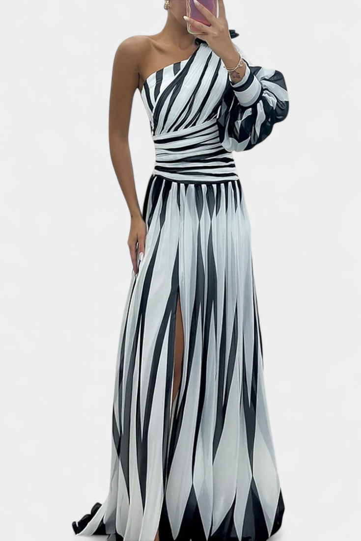 Aubryzah | Verfeinerte Maxi Kleid