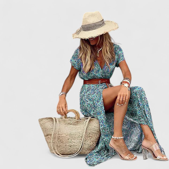 Alleta | Verfeinerte Maxi Kleid